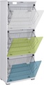 Xora, Xora - Schuhschrank COLORADO - Holzwerkstoff - weiss - 52.5/29.5/131.5 cm