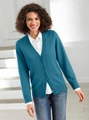 Casual Looks Strickjacke in »fully fashioned«-Verarbeitung