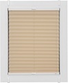 sunlines Plissee »One Size Style Crepe«, blickdicht, ohne Bohren, verspannt, Zubehörfarbe weiss, zum Klemmen