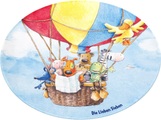 Kinderteppich, »LS-212«, Die Lieben Sieben, rund, Höhe 6 mm, gedruckt
