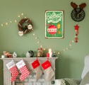 queence Metallbild »Christmas Decorations«, (1 St.), Stahlschilder