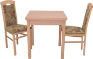 HOFMANN LIVING AND MORE Essgruppe »Berta«, (Spar-Set, 3 tlg., 1 Tisch, 2 Stühle)