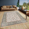 freundin Home Collection Teppich »Djamila«, rechteckig, Orient-Design, Vintage-Look, Fransen, pflegeleicht, strapazierfähig