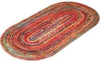 wash+dry by Kleen-Tex Fussmatte »Wovells«, oval, 9 mm Höhe, Schmutzfangmatte, rutschhemmend, In- und Outdoor geeignet, waschbar