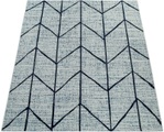 Paco Home Teppich »Kortrijk 741«, rechteckig, 5 mm Höhe, Flachgewebe, modernes Design, In- und Outdoor geeignet, Wohnzimmer