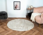 Myflair Möbel & Accessoires Teppich »My Circles«, rund, Kurzflor, Retro-Style, besonders weich durch Microfaser
