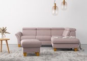 Home affaire Ecksofa »Lindgren«, wahlweise mit TV-Funktion, Stauraum und Kopfteilverstellung