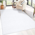 Carpet City Hochflor-Teppich »City Shaggy«, rechteckig, 30 mm Höhe, Teppich Einfarbig Uni, besonders flauschig-weich, ideal für Wohnzimmer & Schlafzimmer