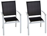 MERXX Gartensessel »Milano«, (Set, 2 St.), B/T/H: 57x56x90 cm