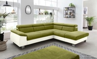 COTTA Ecksofa »Komaris«, inklusive Kopf- bzw. Rückenverstellung, wahlweise Bettfunktion, Bettkasten und RGB-LED-Beleuchtung