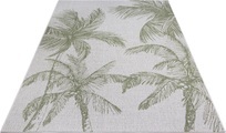 NORTHRUGS Outdoorteppich »Jaora«, rechteckig, 3 mm Höhe, In-und Outdoor geeignet, Florales Design, ?Wohnzimmer, Balkon, Terrasse, Garten, Robust, Pflegeleicht, Flachgewebe