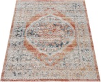 Paco Home Teppich »Mabella 495«, rechteckig, 4 mm Höhe, Flachgewebe, Orient-Optik, Vintage Design, In- und Outdoor geeignet, Wohnzimmer