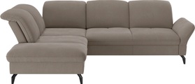 sit&more Ecksofa, Wahlweise mit Bett-, Kopfteil - und Armlehnfunktion, sowie Stauraum