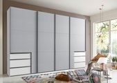 Fresh To Go Schwebetürenschrank »Level«, mit Synchronöffnung