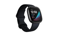 Fitbit, FITBIT Sense - Fitness-Smartwatch (Carbon/Graphite)
