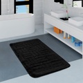 Paco Home Badematte »Riga 187«, Höhe 16 mm, rutschhemmend beschichtet, fussbodenheizungsgeeignet, Badteppich, Uni Farben, mit Kachelmuster, waschbar, rechteckig & rund erhältlich