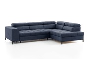 exxpo - sofa fashion Ecksofa, Steppung im Sitzbereich, Wahlweise mit Bettfunktion und Bettkasten, inklusive 5 verstellbaren Kopfstützen