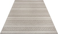 freundin Home Collection Designteppich »Somba«, rechteckig, 4 mm Höhe, Flachgewebe In und Outdoor geeignet, Makramee Optik, Balkon, Terrasse, Garten, Wohnzimmer, Robust, Pflegeleicht