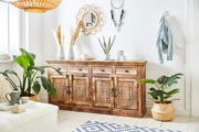 HOME AFFAIRE, Home affaire Sideboard »Maneesh«, aus massivem Mangoholz, mit vielen Stauraummöglichkeiten, Breite 179 cm