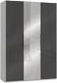 Fresh To Go Kleiderschrank »Level«, mit Glas- und Spiegeltüren