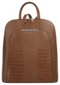 Cluty Cityrucksack, echt Leder, Made in Italy