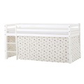 Hoppekids Hochbett »ECO Dream, Kinderbett, Spielbett, Halbhohes Bett aus Massivholz«, inkl. Vorhang-Set Pets Natur, Bettgrösse & Matratze wählbar
