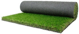 Primaflor-Ideen in Textil Kunstrasen »FORESTLAND«, rechteckig, 37 mm Höhe, Rasenteppich, realistische Optik, mit Drainagefunktion, strapazierfähig, wasserfest, UV-stabil & witterungsbeständig, ideal für Balkon & Terrasse