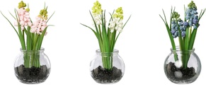 HOME AFFAIRE, Home affaire Kunstblume »Muscari mit Gras«, (3 St.)
