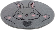 Carpet City Kinderteppich »Savanna 9379«, rund, 11 mm Höhe, Kurzflorteppich für alle Räume