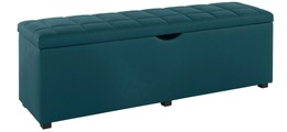 Places of Style Hockerbank »Checked«, mit Stauraum, Breite 120 cm und 160 cm, auch als Garderobenbank oder Bettbank geeignet