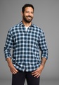 Man's World Flanellhemd Karomuster