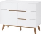 Mca Furniture - Kommode - Weiss und Braun