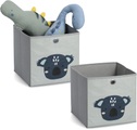 Zeller Present, Zeller Present Organizer »Koala«, (Set, 2 St.), Aufbewahrungsbox, flach zusammenfaltbar, Vlies