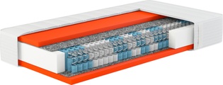 Hn8 Schlafsysteme Boxspringmatratze »Dynamic TFK«, 25 cm cm hoch, Raumgewicht: 40 kg/m³, 500 Federn, (1 St.), Baugleich mit dem Testsieger