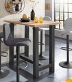 Bartisch, Gestell in U-Form (Breite 120 oder 140 cm)