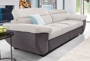 COTTA Polstergarnitur »Speedway«, (Set), Set: bestehend aus 2,5-Sitzer Sofa und Hocker, 2,5-Sitzer