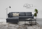 INOSIGN Ecksofa »Palm Beach«, Federkern, mit Sitztiefenverstellung, wahlweise mit Bettfunktion, Bettkasten und Armteilverstellung