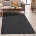 Carpet City Hochflor-Teppich »Plainy«, rechteckig, 30 mm Höhe, Polyester, Langflor Uni Rosé, Wohnzimmer