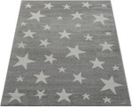 Paco Home Kinderteppich »Capri 315«, rechteckig, 9 mm Höhe, Kurzflor, Motiv Sterne, Pastell-Farben, Kinderzimmer