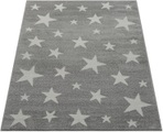 Paco Home Kinderteppich »Capri 315«, rechteckig, 9 mm Höhe, Kurzflor, Motiv Sterne, Pastell-Farben, Kinderzimmer