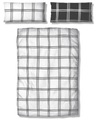 my home Wendebettwäsche »Karo«, (2 tlg.), Bettwäsche in Karo-Design, sportliche Bettwäsche, Kinder & Erwachsene