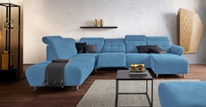 Places of Style Wohnlandschaft »Manhattan«, 2 Sitze mit elektrischer Relaxfunktion, verstellbare Armlehnen