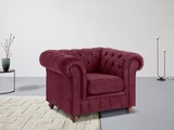 Premium collection by Home affaire Sessel »Chesterfield«, mit Knopfheftung, auch in Leder