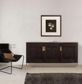 Woodman Sideboard »Parlan«, mit drei Holztüren und Anschlagdämpfern, sowie Soft-Close-Funktion, Breite 150 cm