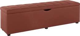 Places of Style Hockerbank »Checked«, mit Stauraum, Breite 120 cm und 160 cm, auch als Garderobenbank oder Bettbank geeignet