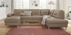 exxpo - sofa fashion Wohnlandschaft, wahlweise mit Bettfunktion