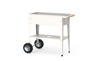 Herstera - Hochbeet URBAN - Metall - hellgrau - 35/75/80 cm