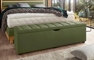 Places of Style Hockerbank »Checked«, mit Stauraum, Breite 120 cm und 160 cm, auch als Garderobenbank oder Bettbank geeignet