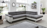 COTTA Ecksofa »Komaris«, inklusive Kopf- bzw. Rückenverstellung, wahlweise Bettfunktion, Bettkasten und RGB-LED-Beleuchtung