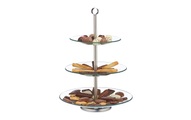 relaxdays, relaxdays Etagere »rund 3-stufig«